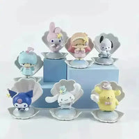Sanrio Blue Sea Shell Holiday Figurine Set (7 pcs) - Bear Hugs