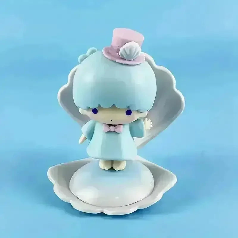 Sanrio Blue Sea Shell Holiday Figurine Set (7 pcs) - Bear Hugs