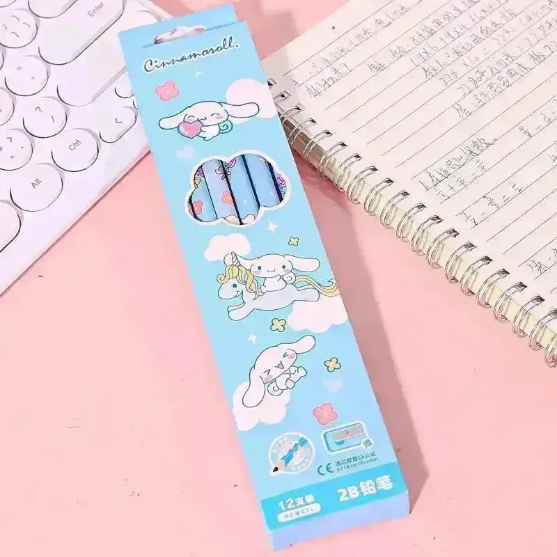 Sanrio Boxed Pencil Set (12 Pcs) - Bear Hugs