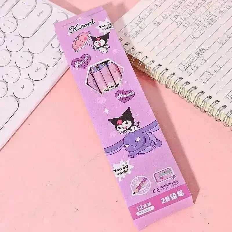 Sanrio Boxed Pencil Set (12 Pcs) - Bear Hugs