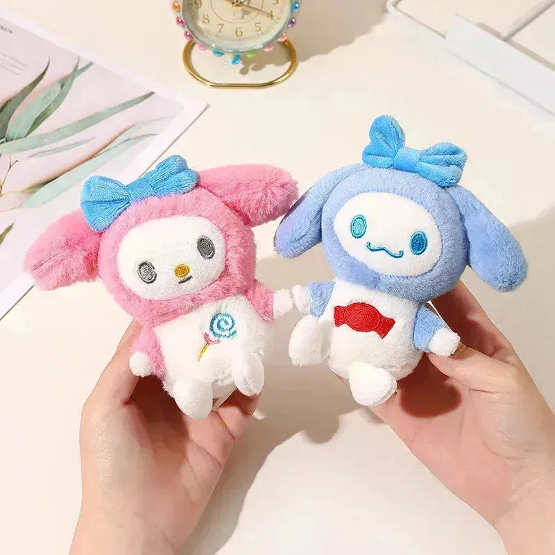 Sanrio Candy Mark Plush Keychain - Bear Hugs