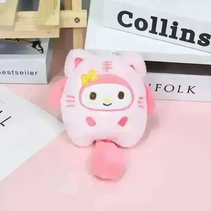 Sanrio Character Cat Cosplay Plush Keychain - Bear Hugs