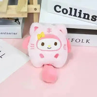 Sanrio Character Cat Cosplay Plush Keychain - Bear Hugs