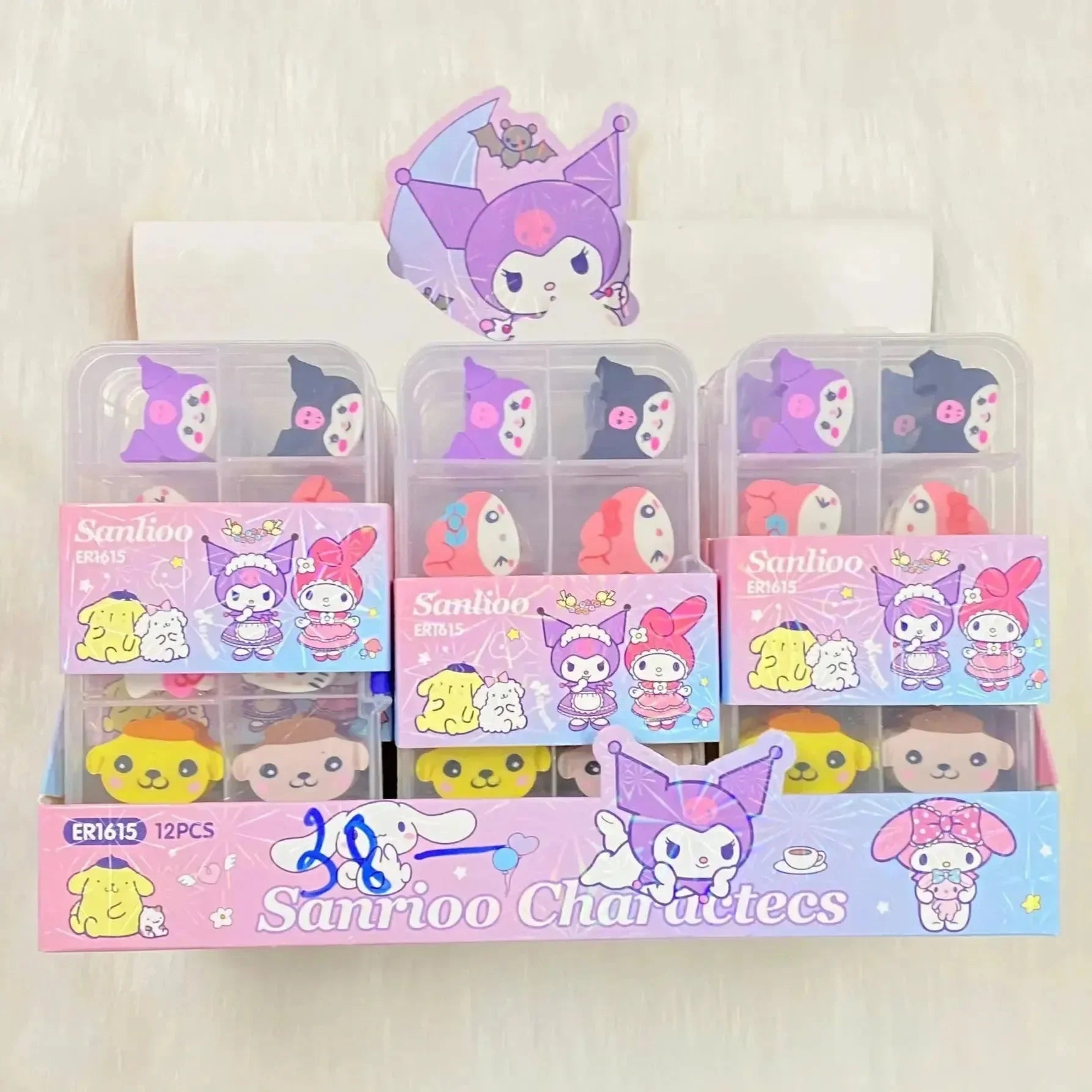 Sanrio Character Cuties Eraser Set - Bear Hugs