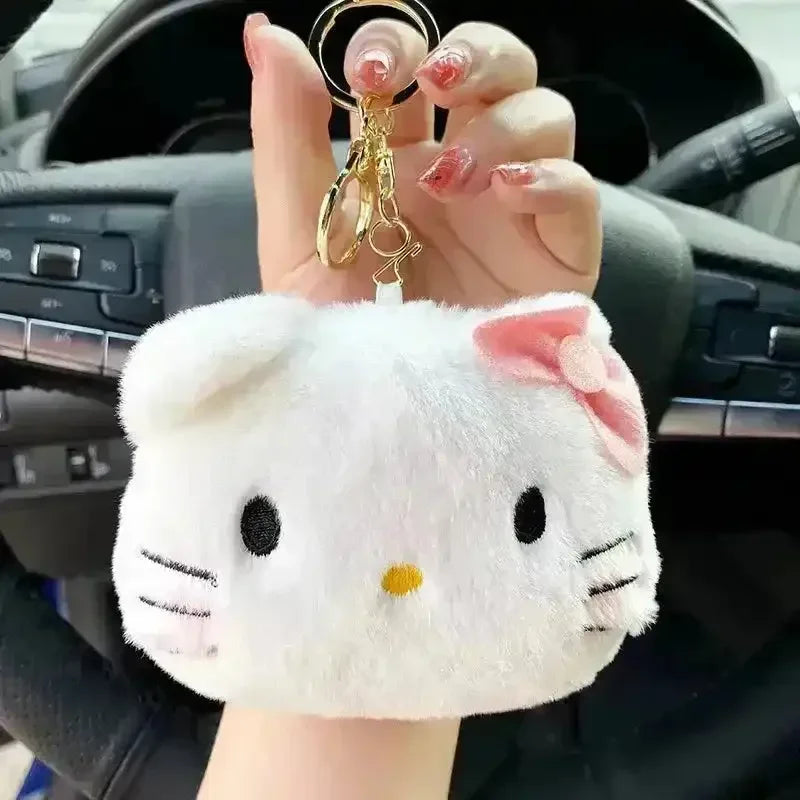 Sanrio Characters Plush Coin Pouch - Bear Hugs