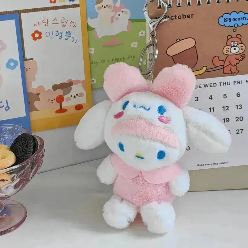 Sanrio Cinnamoroll Cosplay Plush Keychain - Bear Hugs