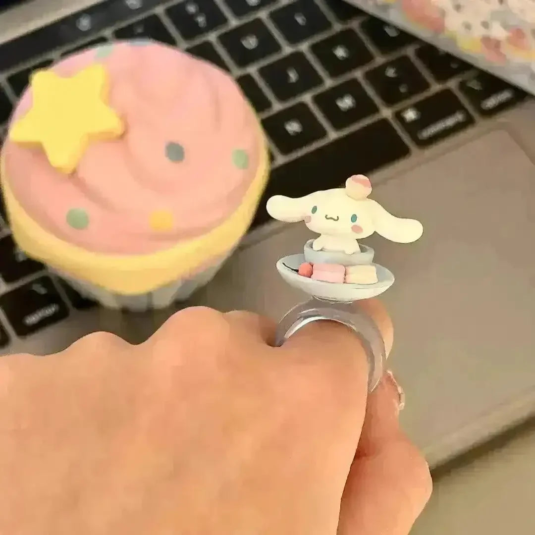 Sanrio Cinnamoroll Cupcake Ring Box - Bear Hugs