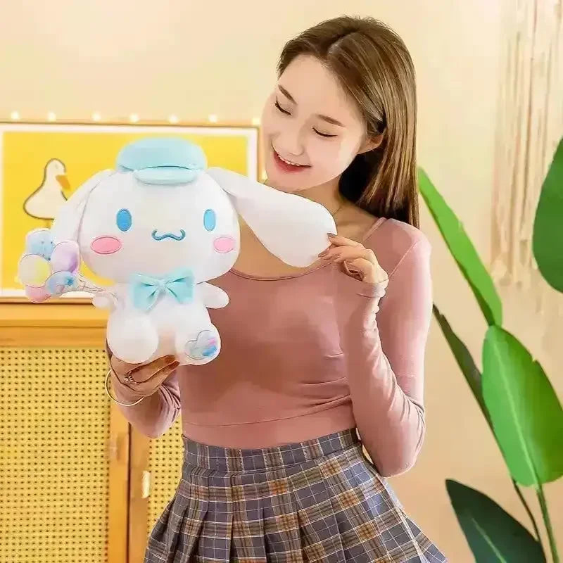 Sanrio Cinnamoroll Hat and Bow Plushie - Bear Hugs