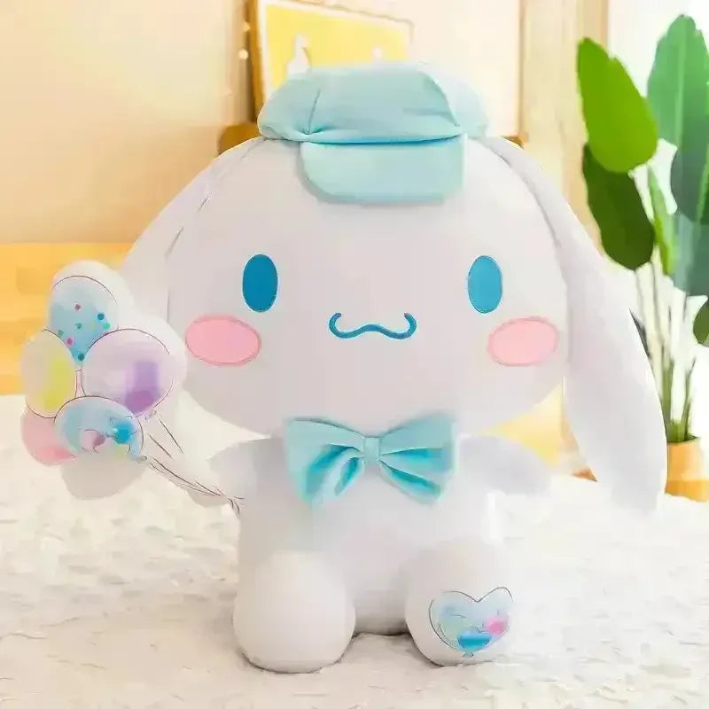Sanrio Cinnamoroll Hat and Bow Plushie - Bear Hugs
