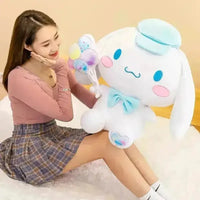 Sanrio Cinnamoroll Hat and Bow Plushie - Bear Hugs