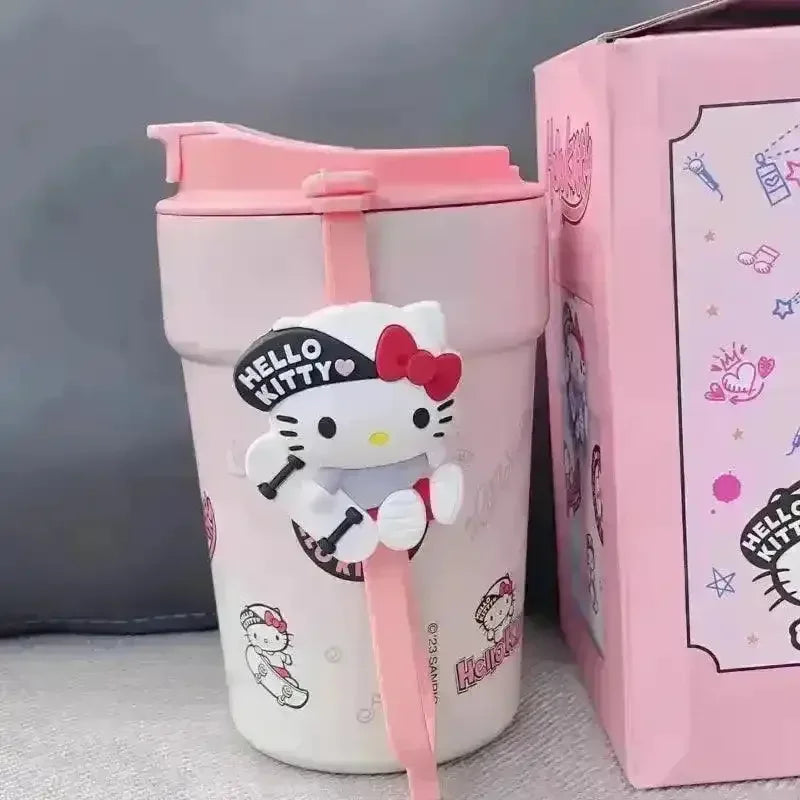 Sanrio Cinnamoroll Hello Kitty Kuromi Travel Coffee Cup (380 ml) - Bear Hugs