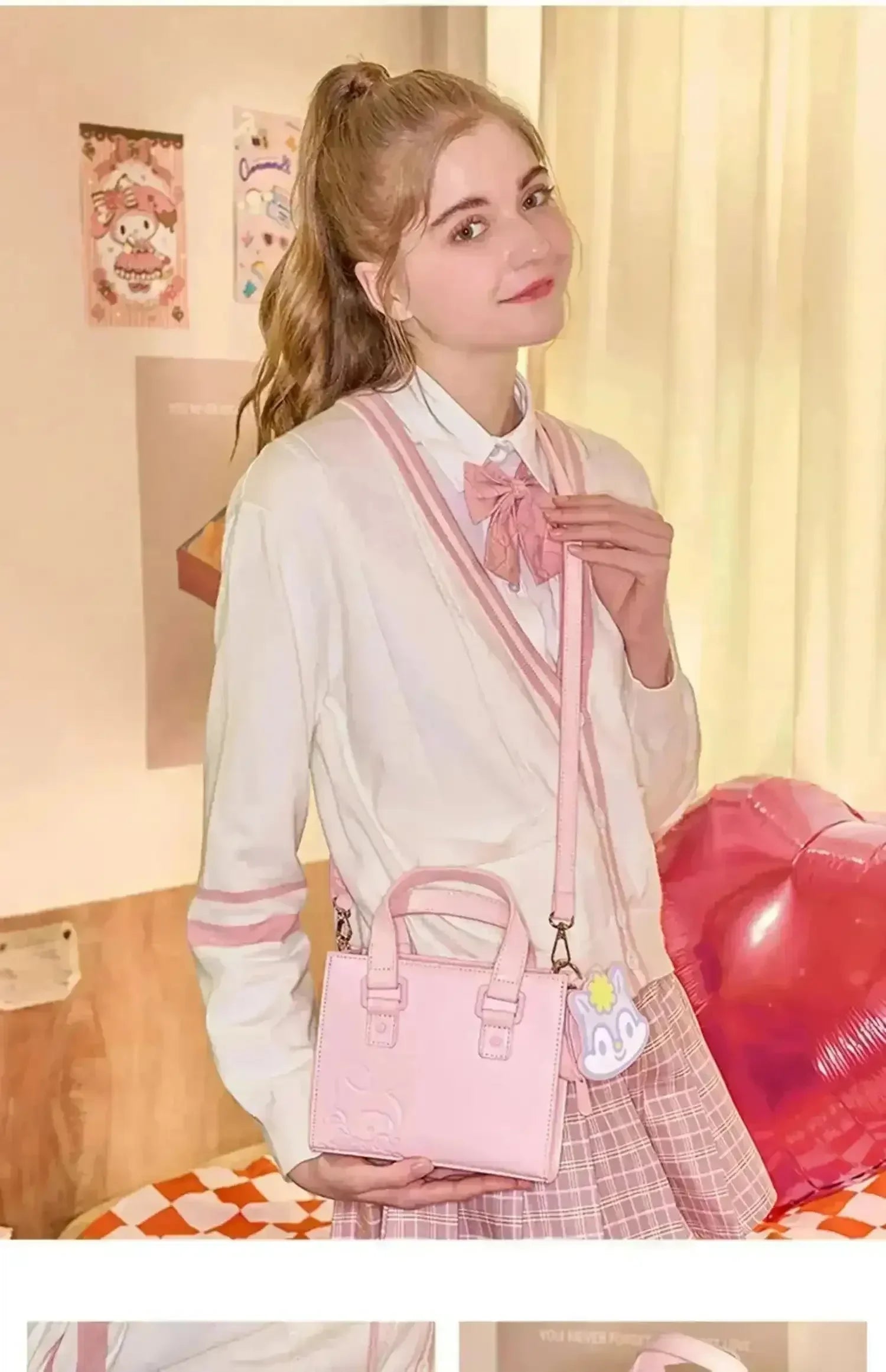 Sanrio City Chic Crossbody Bag - Bear Hugs