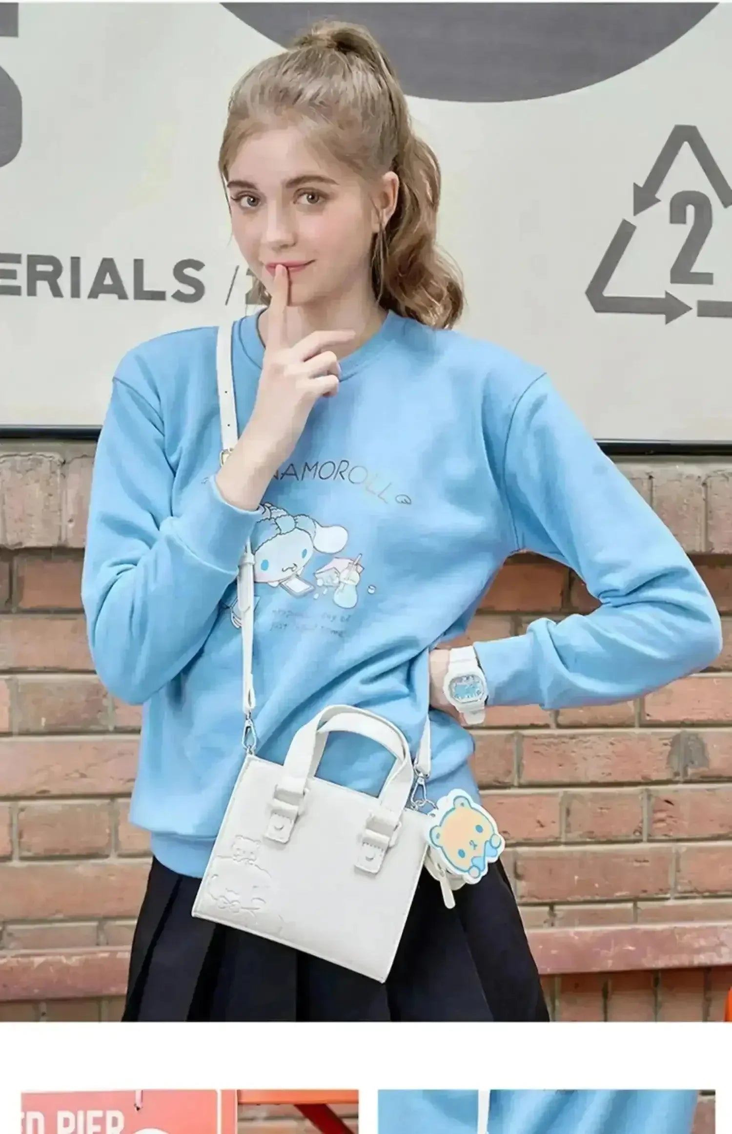 Sanrio City Chic Crossbody Bag - Bear Hugs