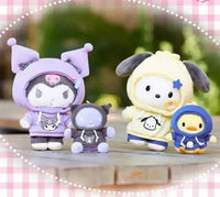 Sanrio Citywalk Series Plush Keychain and Brooch - Bear Hugs