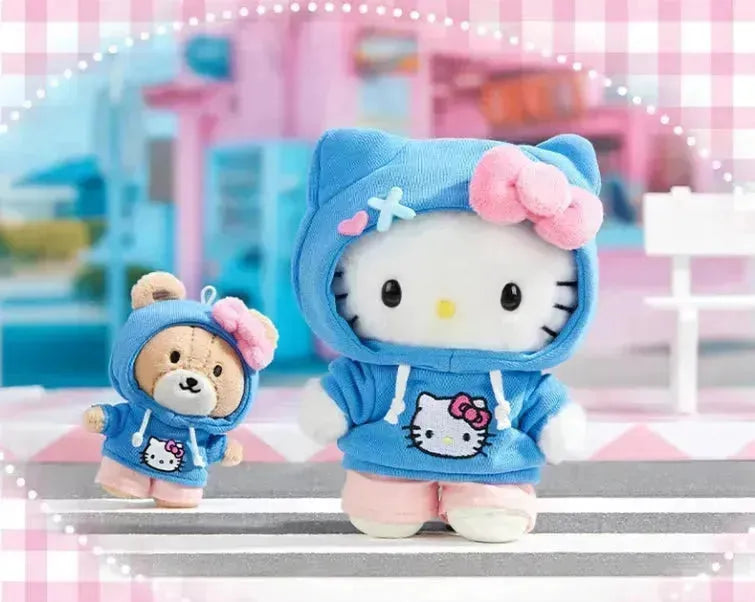 Sanrio Citywalk Series Plush Keychain and Brooch - Bear Hugs