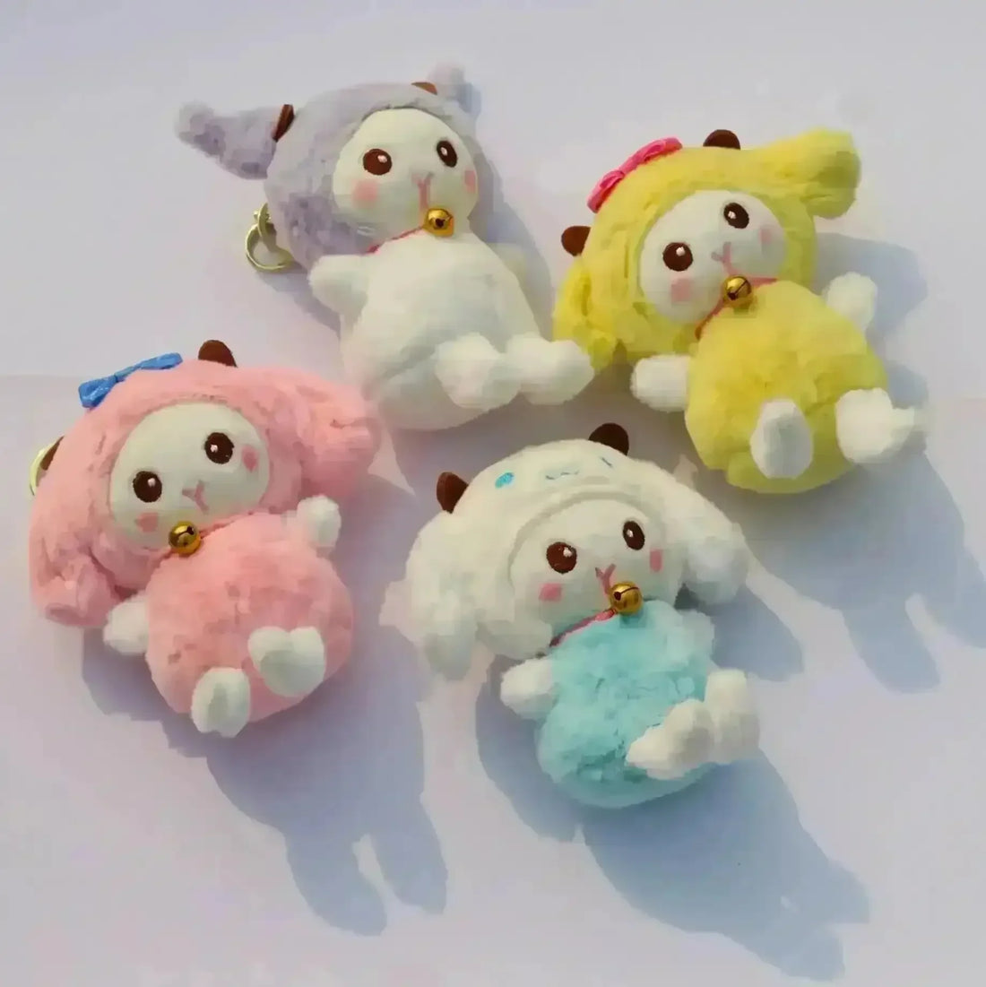 Sanrio Cosplay Bell Plush Keychain - Bear Hugs