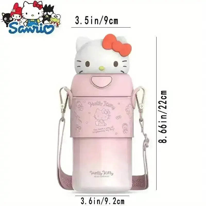 Sanrio Cute Face Insulated Bottle (560 ml) - Bear Hugs