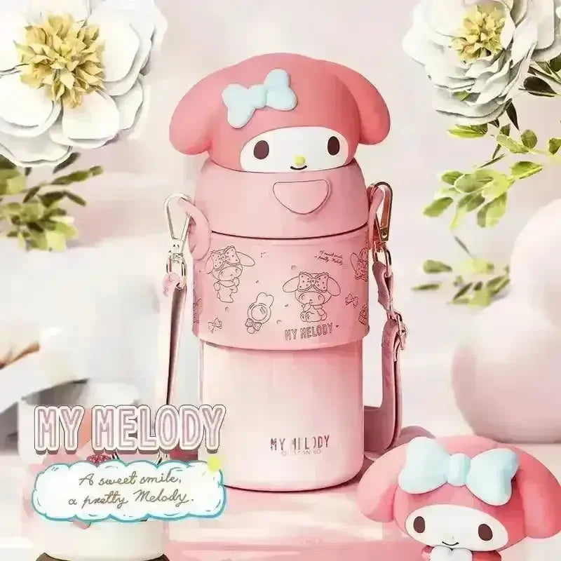 Sanrio Cute Face Insulated Bottle (560 ml) - Bear Hugs