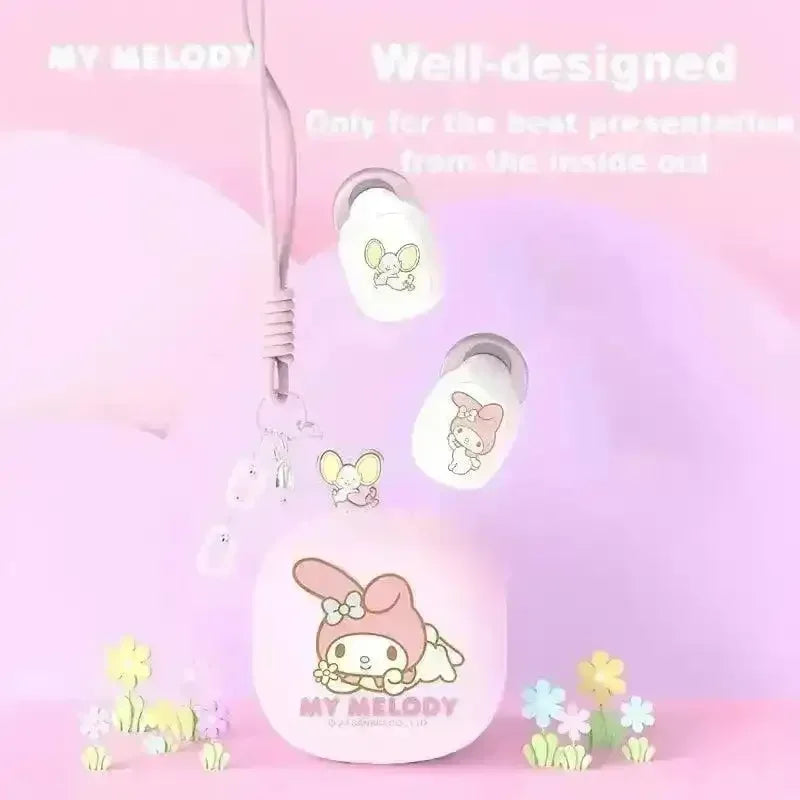 Sanrio Cute Fruit Series Noise Cancellation Earphones - Bear Hugs