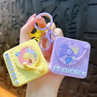 Sanrio Disc Phonograph Keychain - Bear Hugs