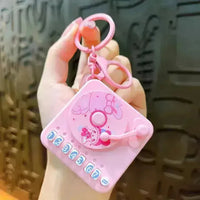 Sanrio Disc Phonograph Keychain - Bear Hugs