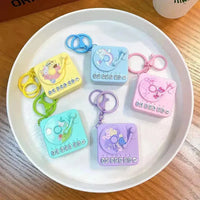 Sanrio Disc Phonograph Keychain - Bear Hugs