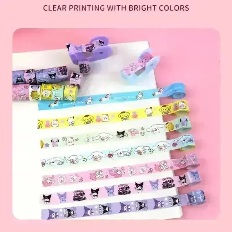 Sanrio DIY Kawaii Washi Tape (12 Pcs) - Bear Hugs