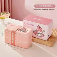 Sanrio Double Layer Bento Box - Bear Hugs