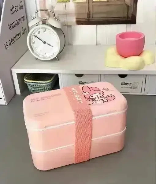 Sanrio Double Layer Bento Box - Bear Hugs