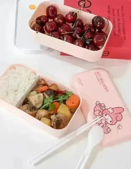 Sanrio Double Layer Bento Box - Bear Hugs