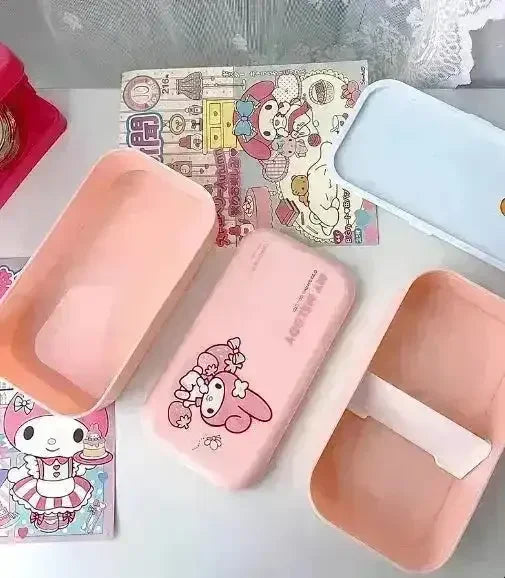 Sanrio Double Layer Bento Box - Bear Hugs