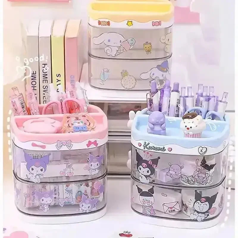 Sanrio Double-tier Desktop Organizer - Bear Hugs