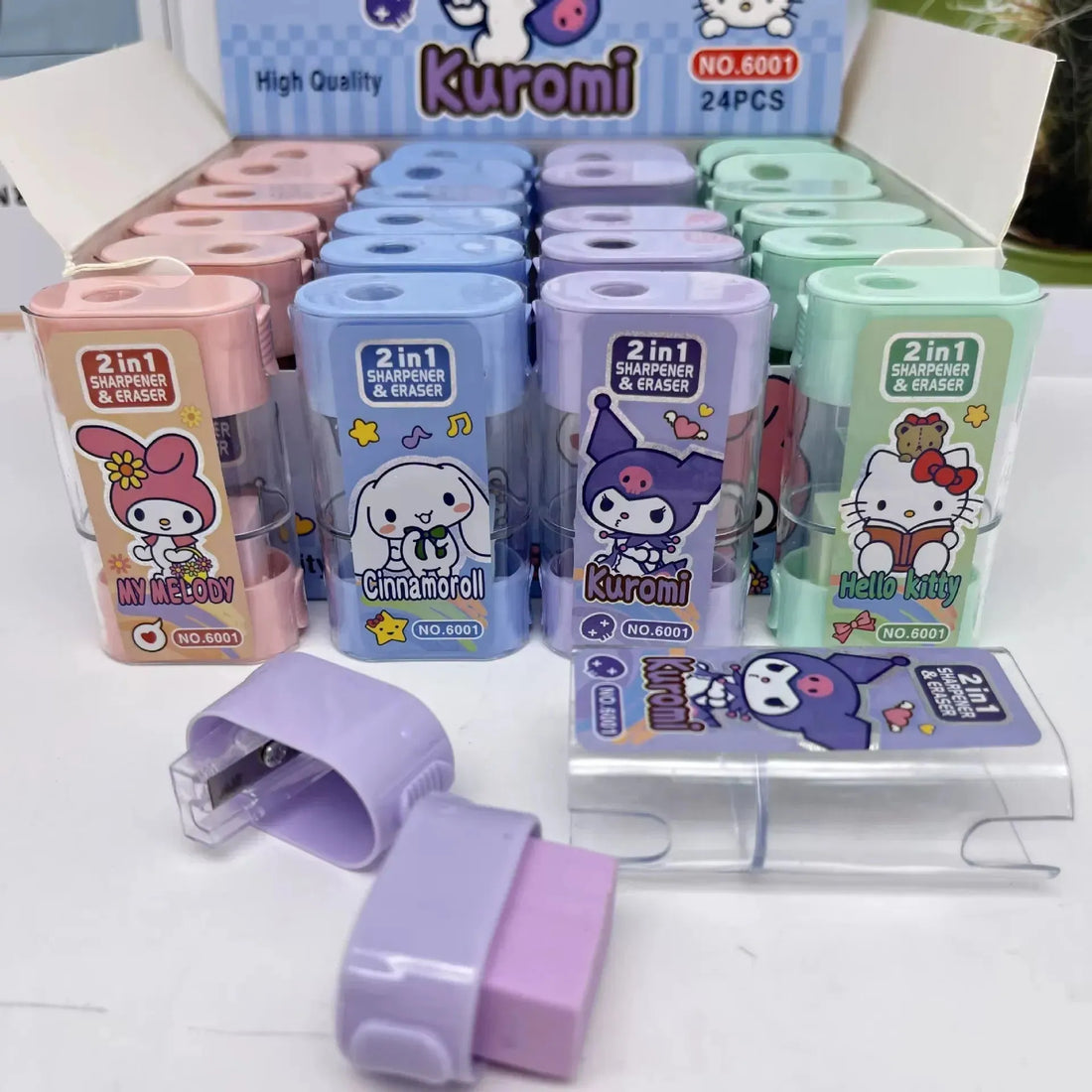 Sanrio Duo Magic Sharpener & Eraser - Bear Hugs