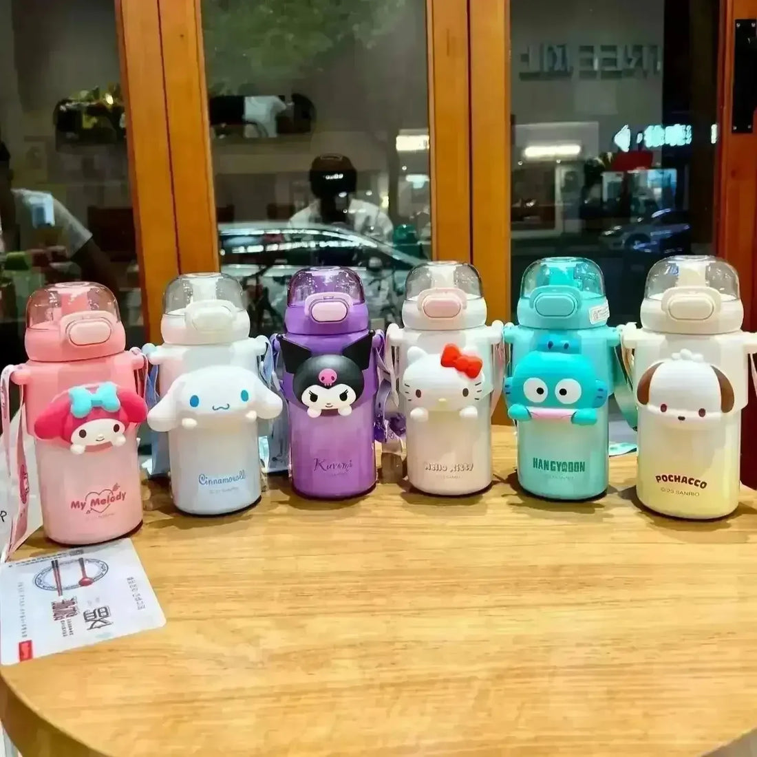Sanrio Face Mug Insulated Water Bottle (460 ml) - Bear Hugs