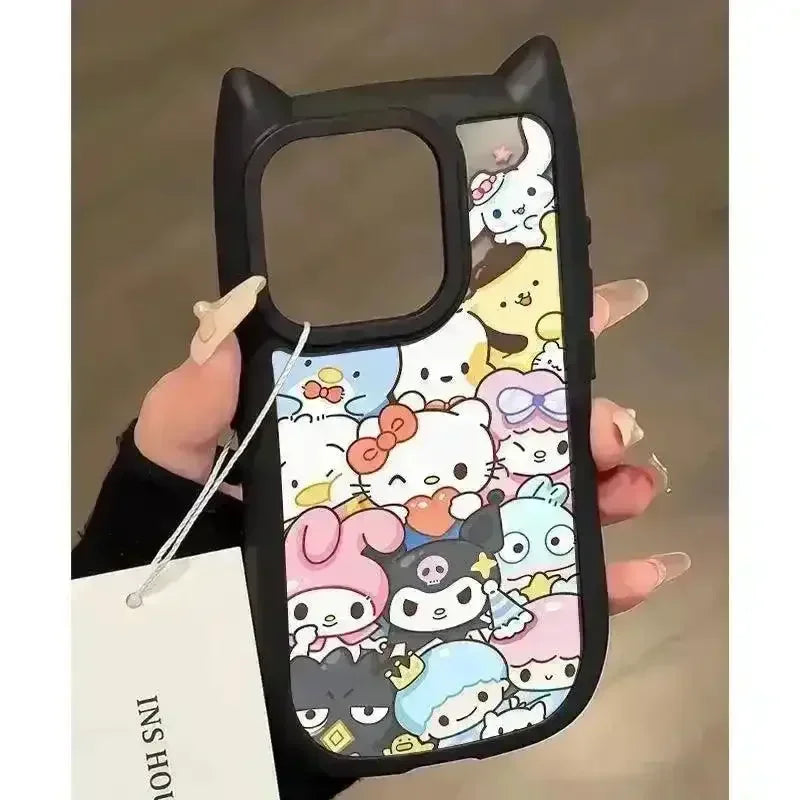 Sanrio Family Cat Ears Phone Case (For iPhones) - Bear Hugs