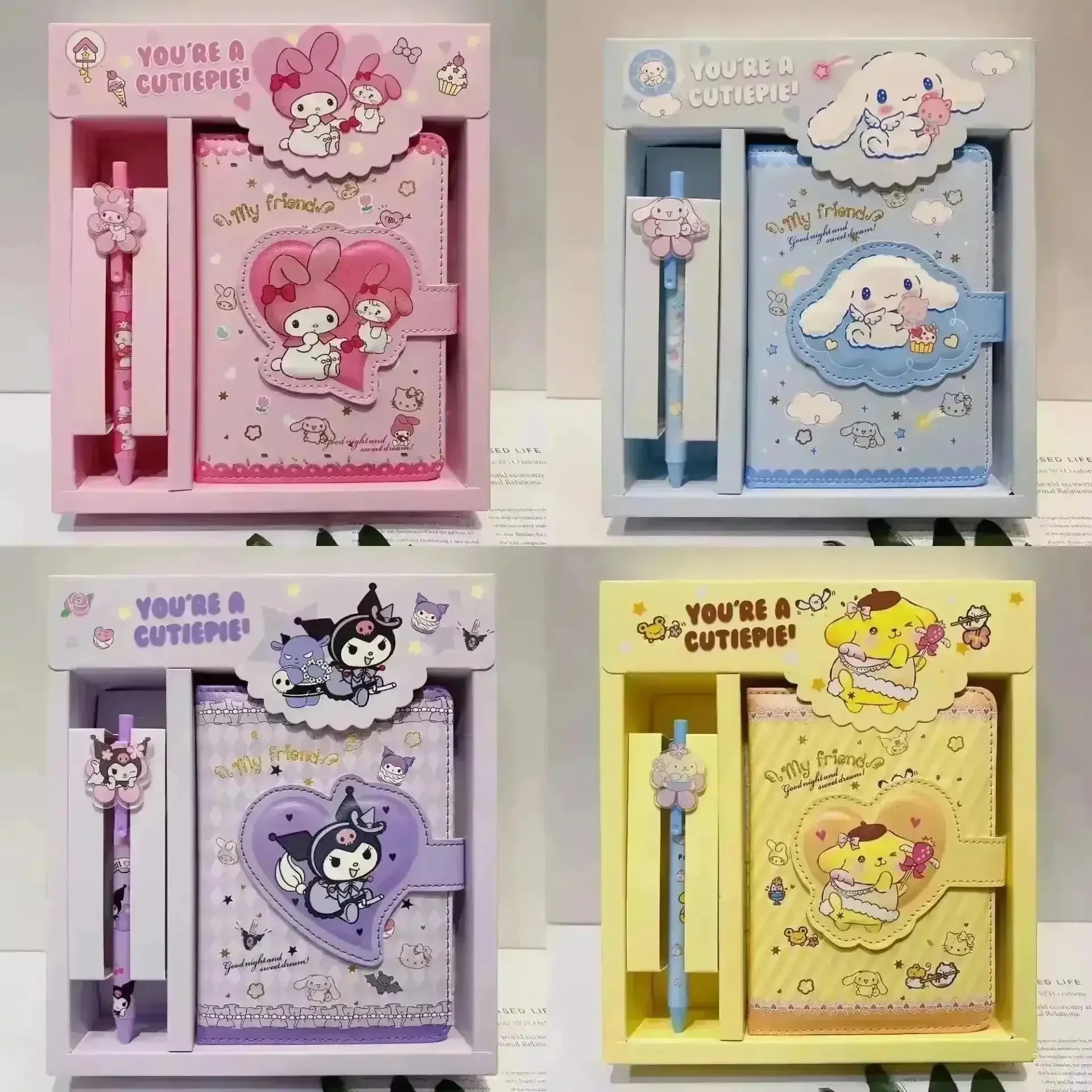 Sanrio Fancy Notebook Gift Set - Bear Hugs