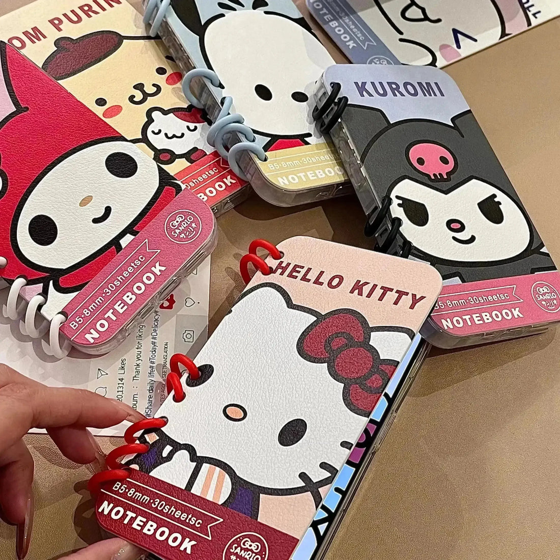 Sanrio Flip Book Folding Case (For iPhones) - Bear Hugs