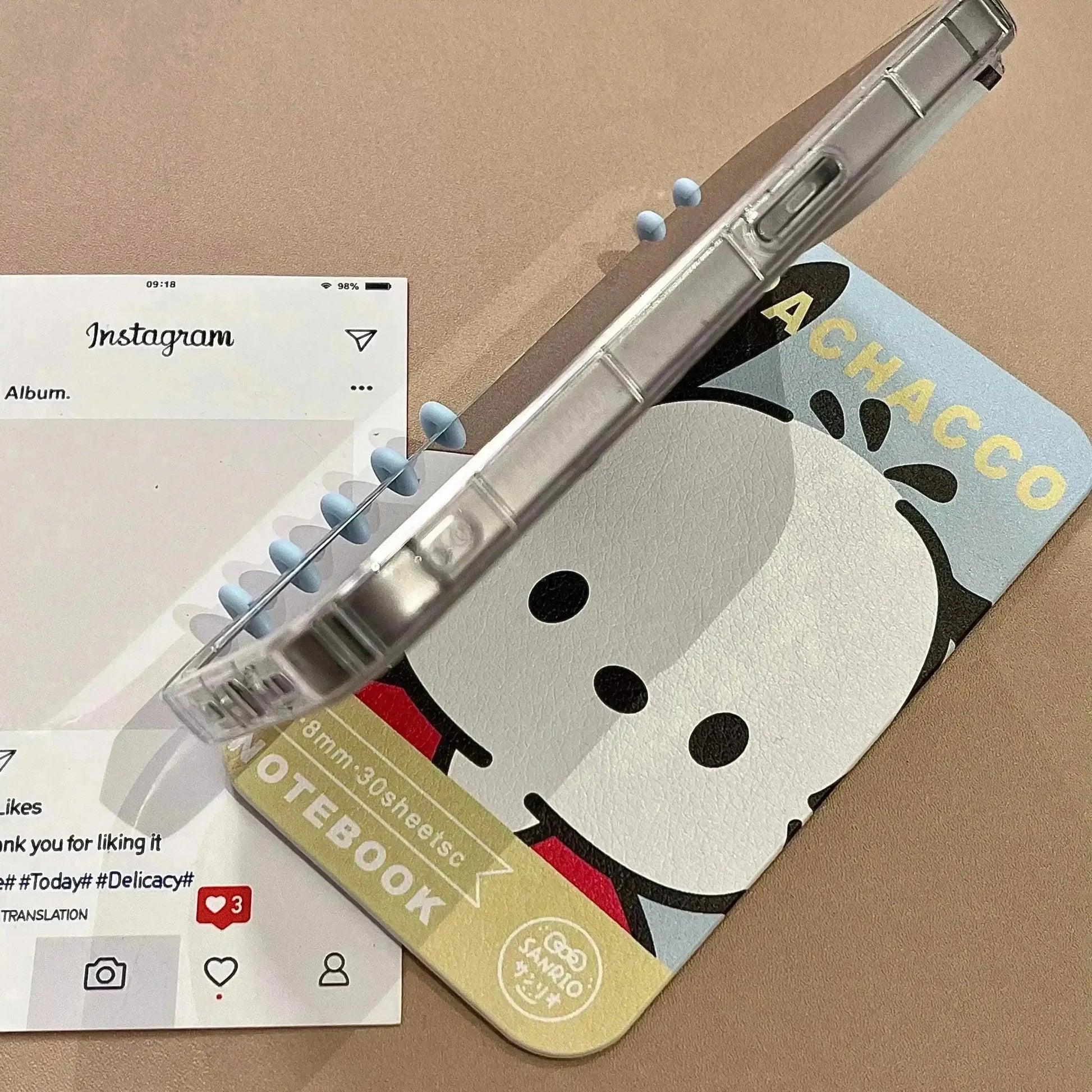 Sanrio Flip Book Folding Case (For iPhones) - Bear Hugs