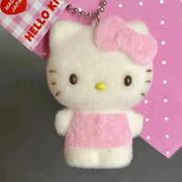 Sanrio Flocking Mascot Squishy Toy Keychain - Bear Hugs