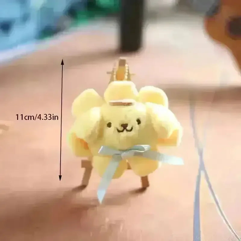 Sanrio Flower Series Plush Keychain - Bear Hugs