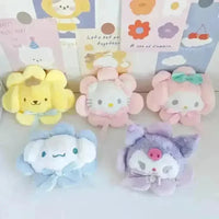 Sanrio Flower Series Plush Keychain - Bear Hugs