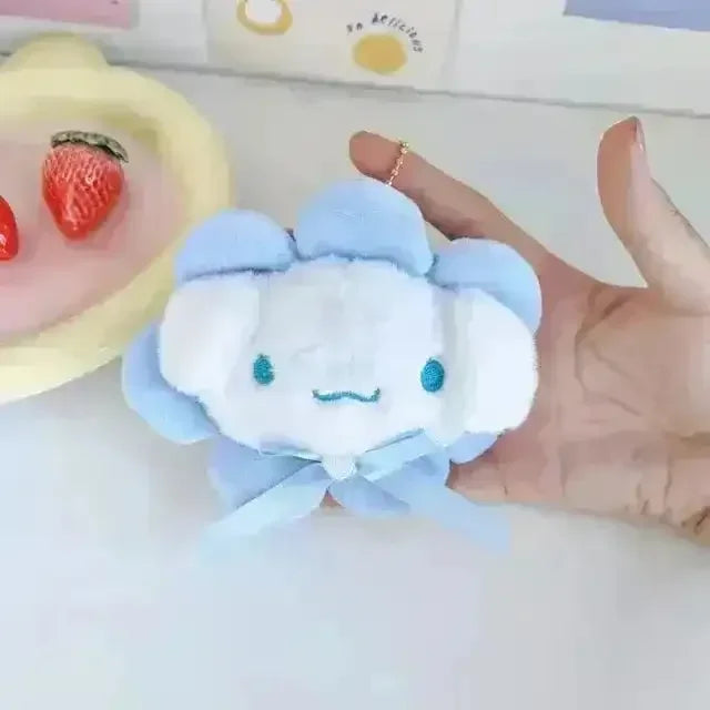 Sanrio Flower Series Plush Keychain - Bear Hugs