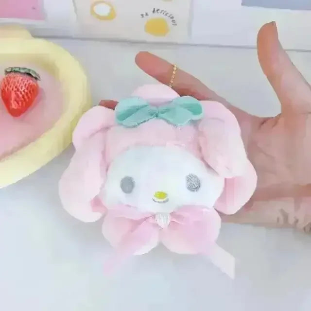 Sanrio Flower Series Plush Keychain - Bear Hugs