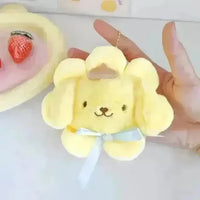 Sanrio Flower Series Plush Keychain - Bear Hugs