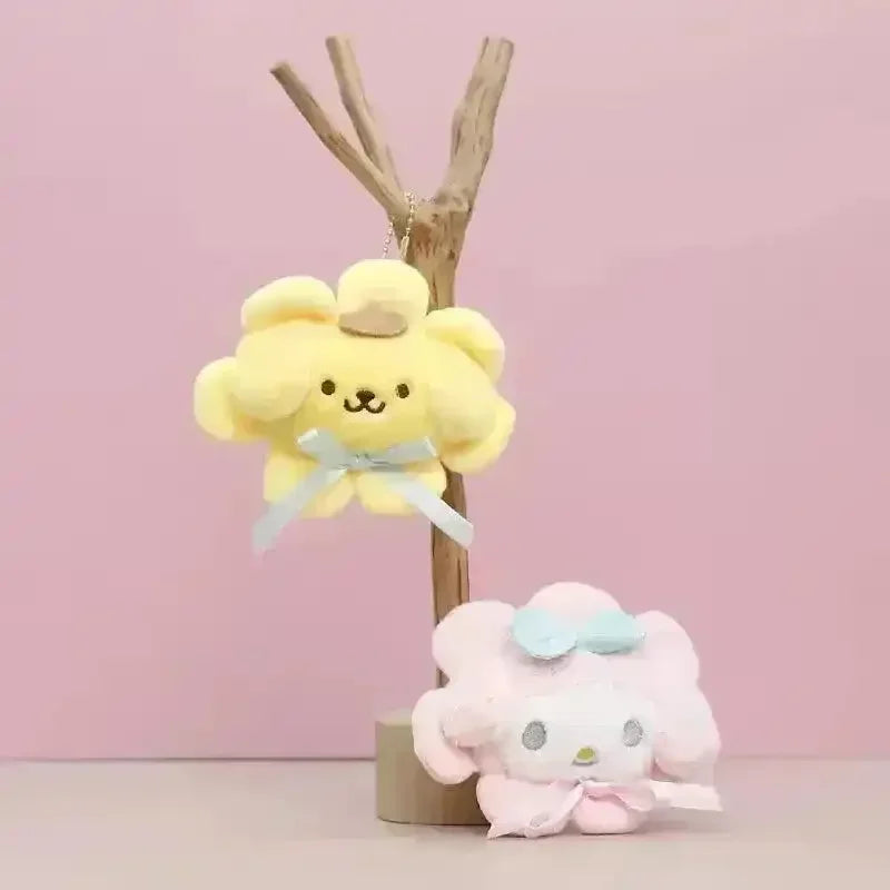Sanrio Flower Series Plush Keychain - Bear Hugs
