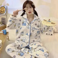 Sanrio Fluffy Pajamas Set - Bear Hugs