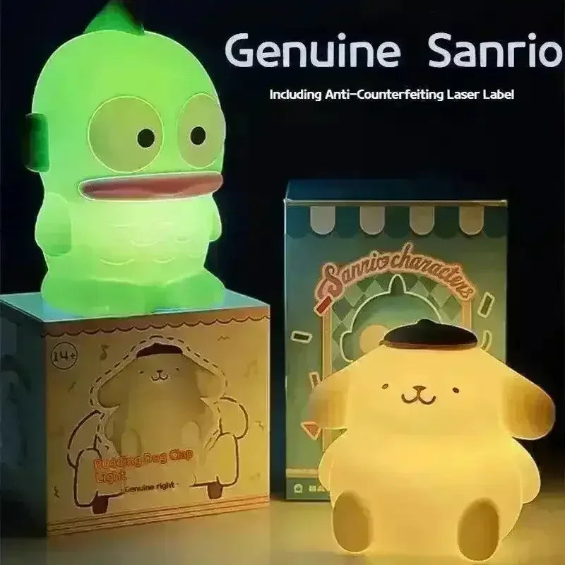 Sanrio Hangyodong and Purin Pat Night Lamp - Bear Hugs