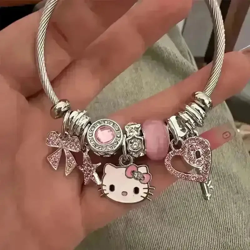 Sanrio Hello Kitty Charm Bracelet - Bear Hugs