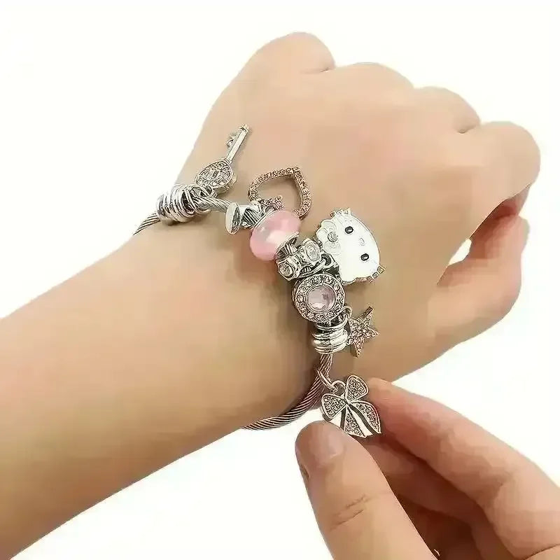 Sanrio Hello Kitty Charm Bracelet - Bear Hugs