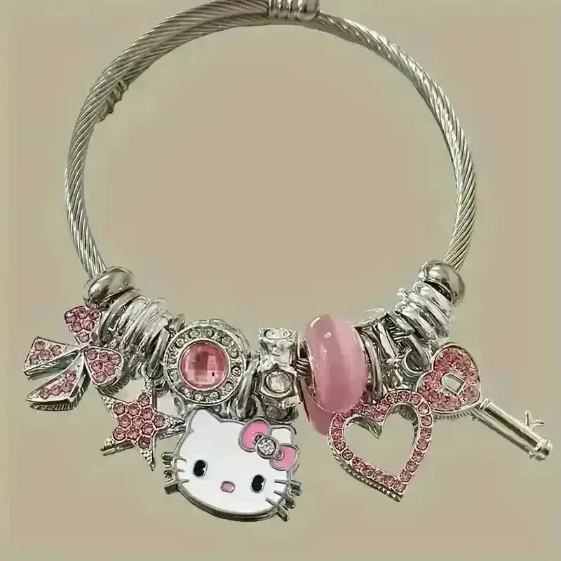 Sanrio Hello Kitty Charm Bracelet - Bear Hugs